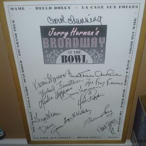 Signed Broadway Posters